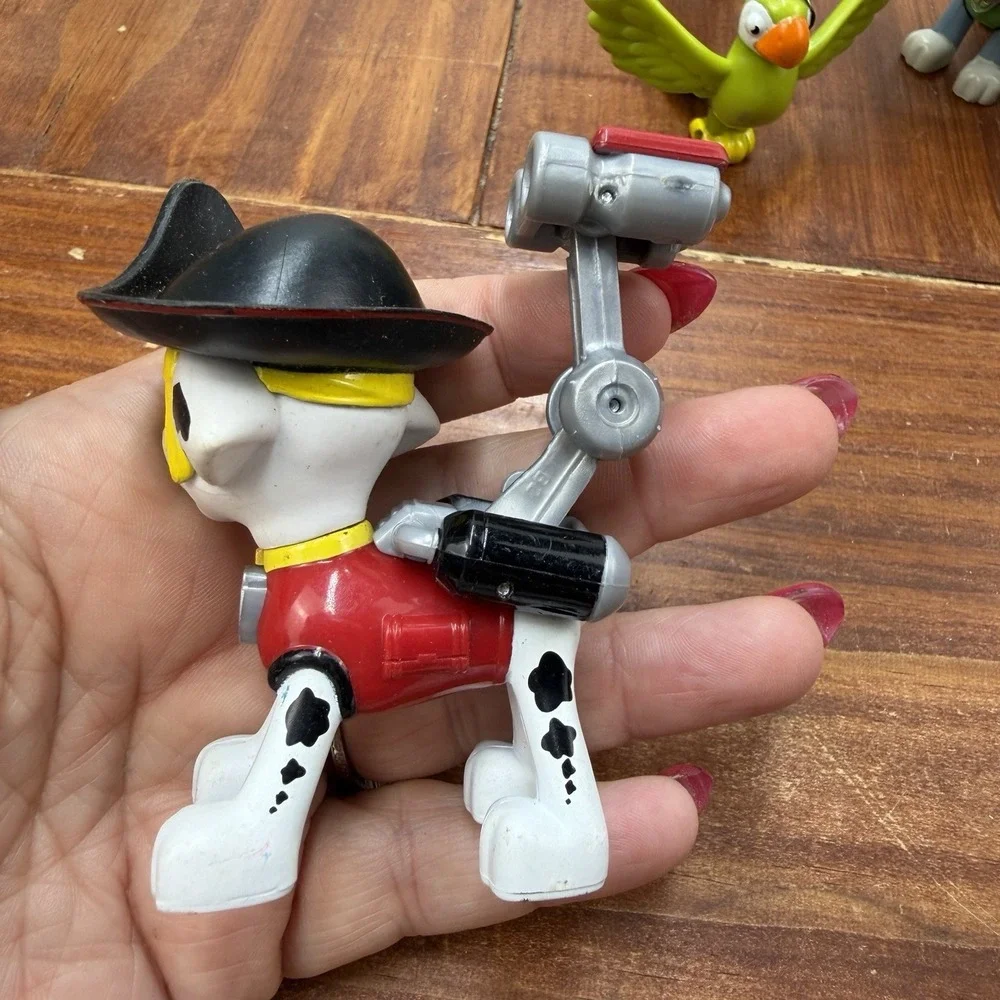 PAW Patrol Pirate Pups Action Pack Lot Ryder Swords Marshall Chase Rocky Parrot